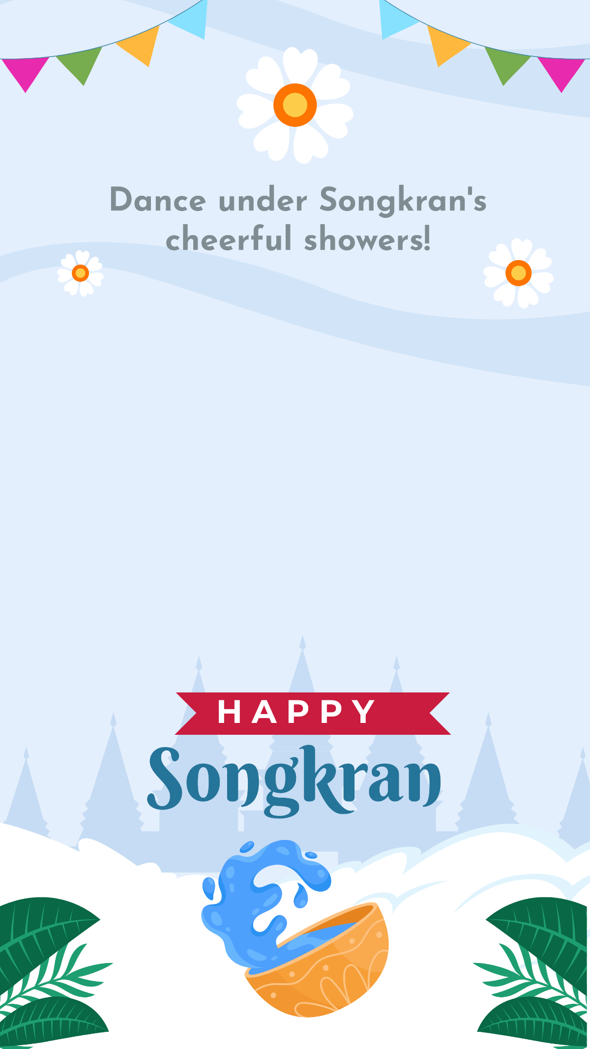 Free  Songkran Snapchat Geofilter Template