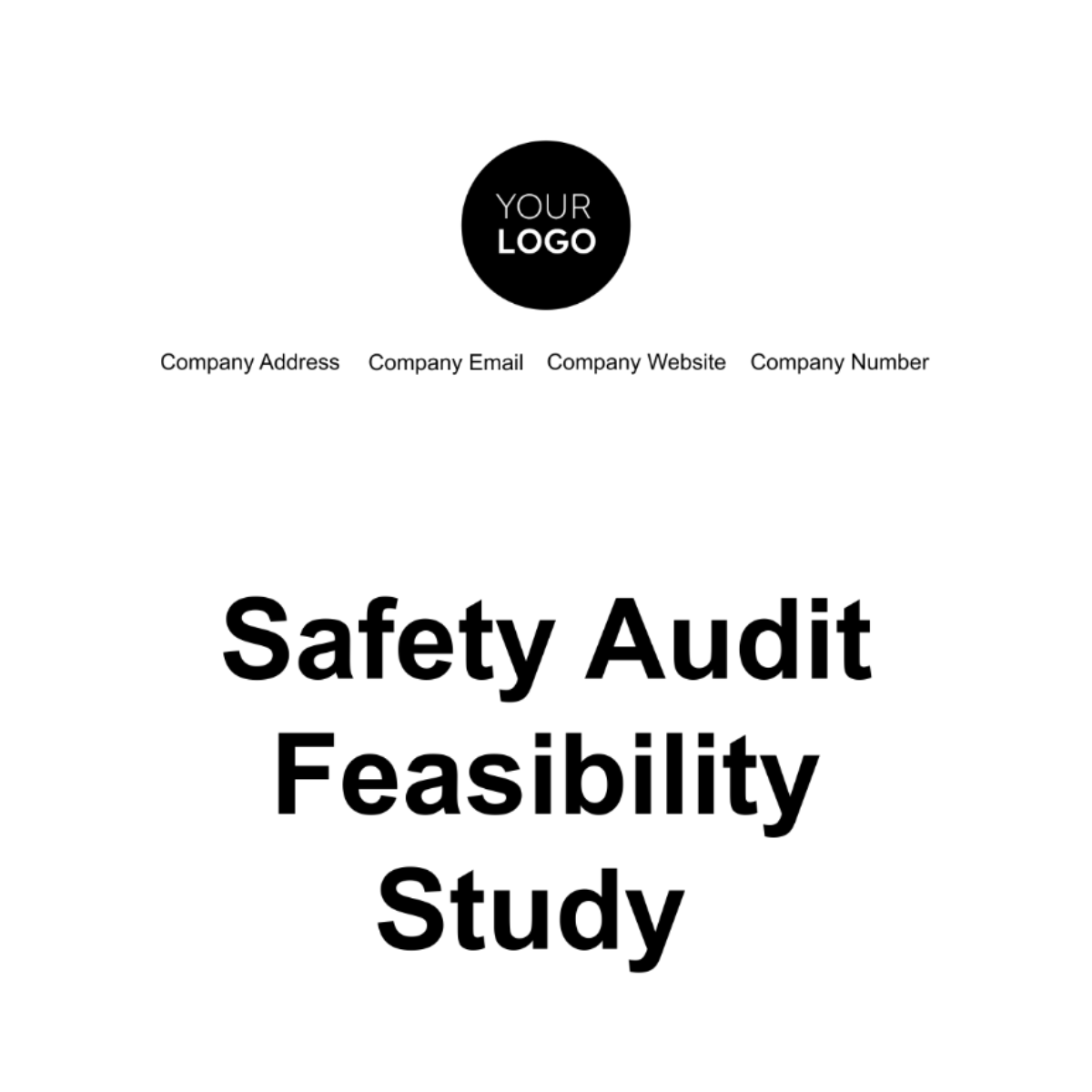 Safety Audit Feasibility Study Template