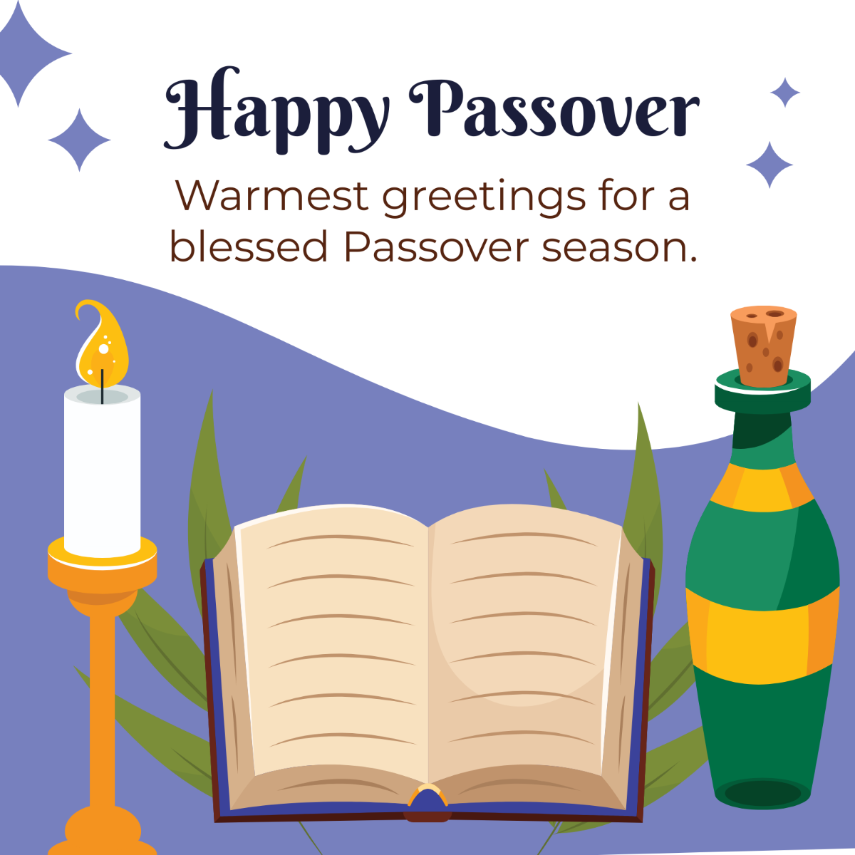 Passover WhatsApp Post Template