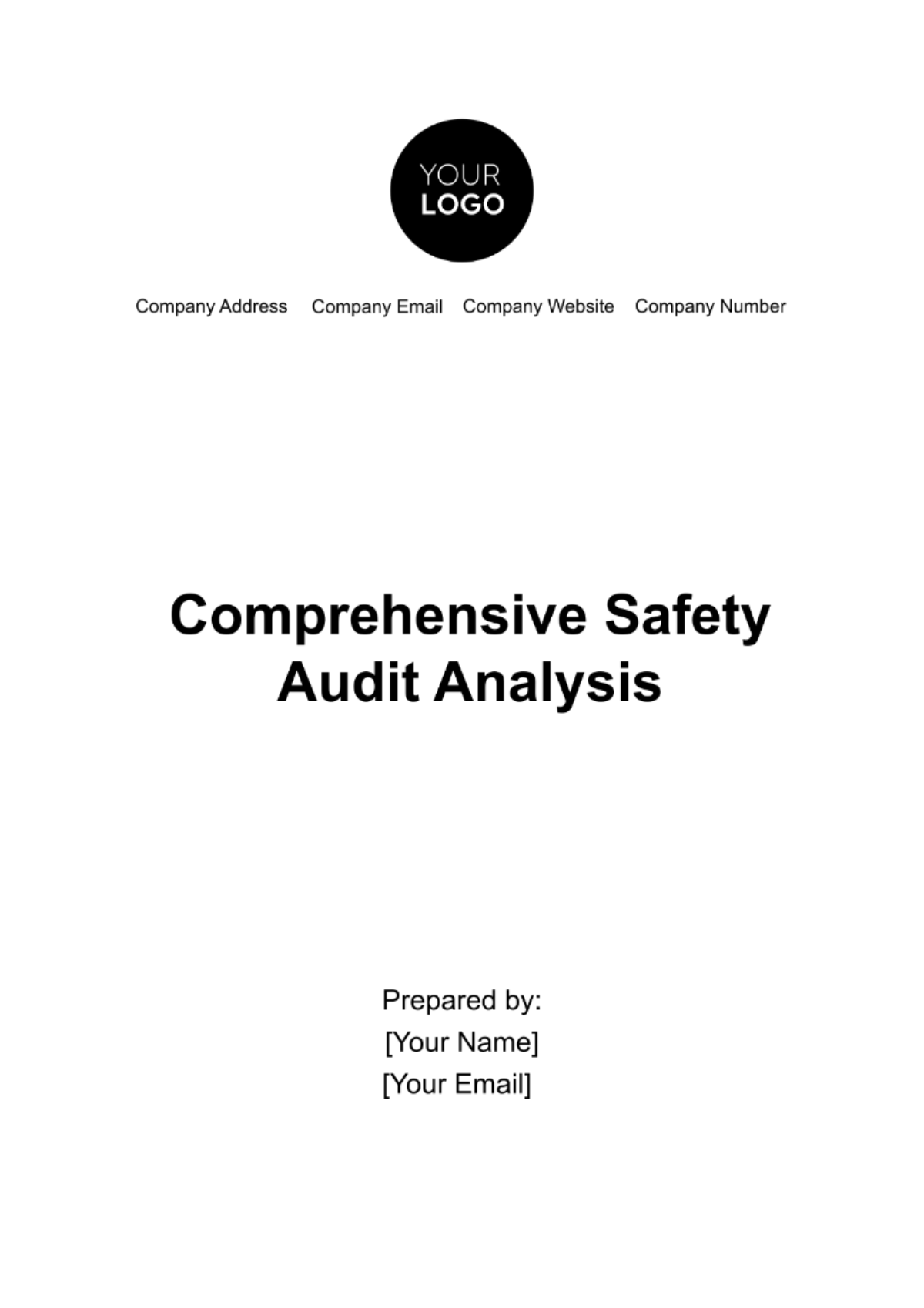 Comprehensive Safety Audit Analysis Template
