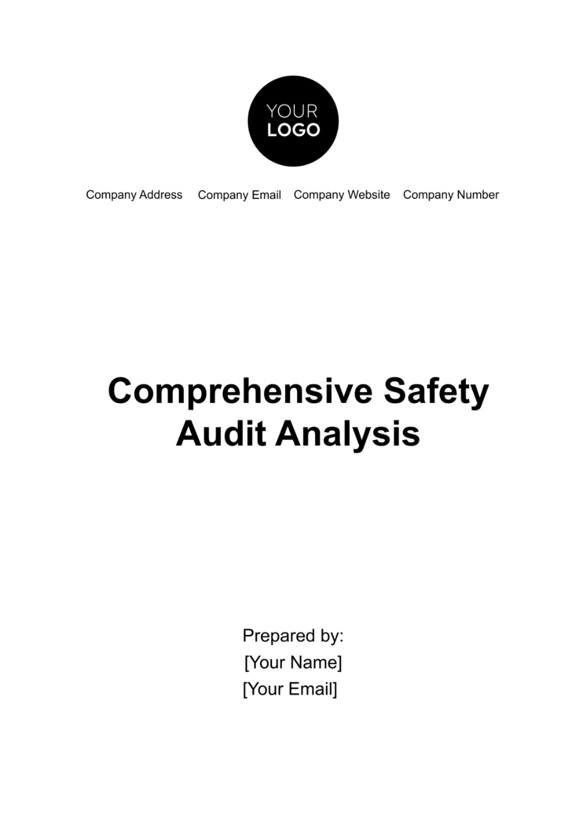 Comprehensive Safety Audit Analysis Template