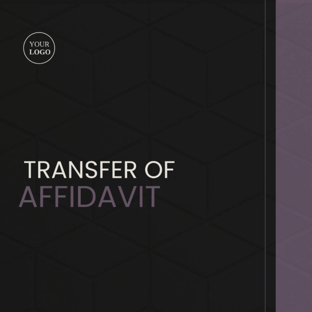 Transfer of Affidavit Template