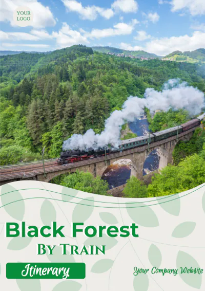 Free Black Forest Itinerary By Train Template to Edit Online