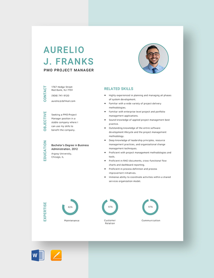 PMO Project Manager Resume Template:Download 5247+ Resumes ...