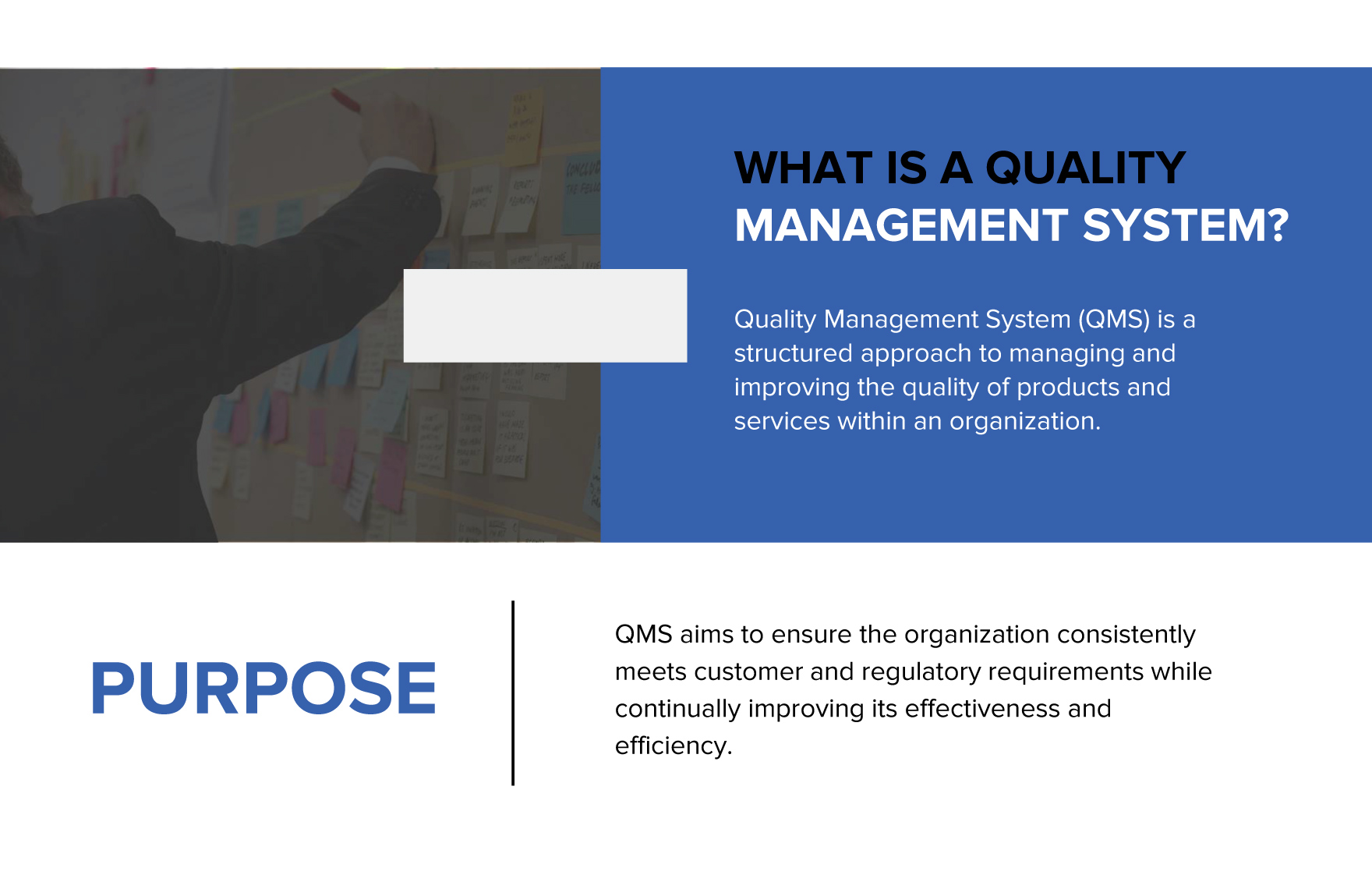 Quality Management System Overview Presentation Template