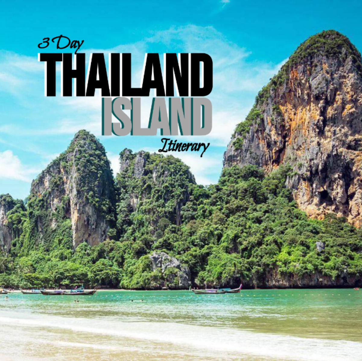 Thailand Island Itinerary Template - Edit Online & Download