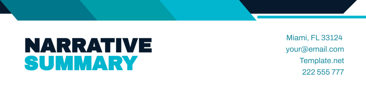 Narrative Summary Header Template - Edit Online & Download Example ...