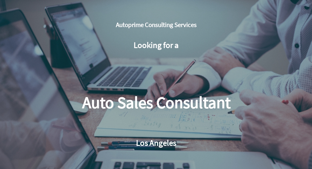 Free Auto Sales Consultant Job Description Template.jpe