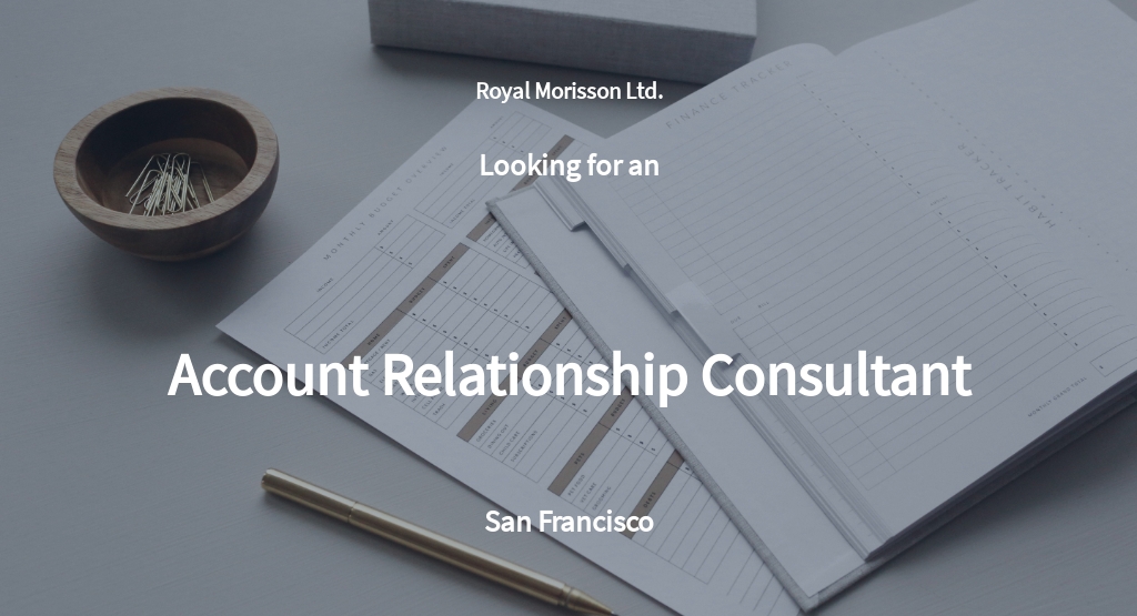 Free Account Relationship Consultant Job Description Template.jpe