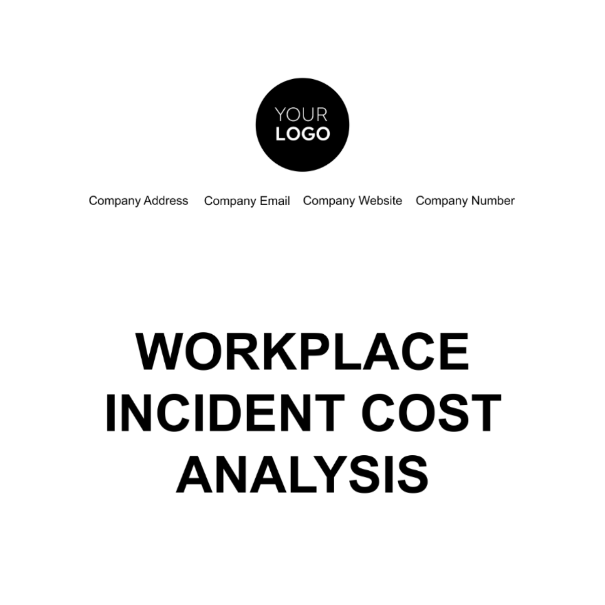 Workplace Incident Cost Analysis Template - Edit Online & Download ...