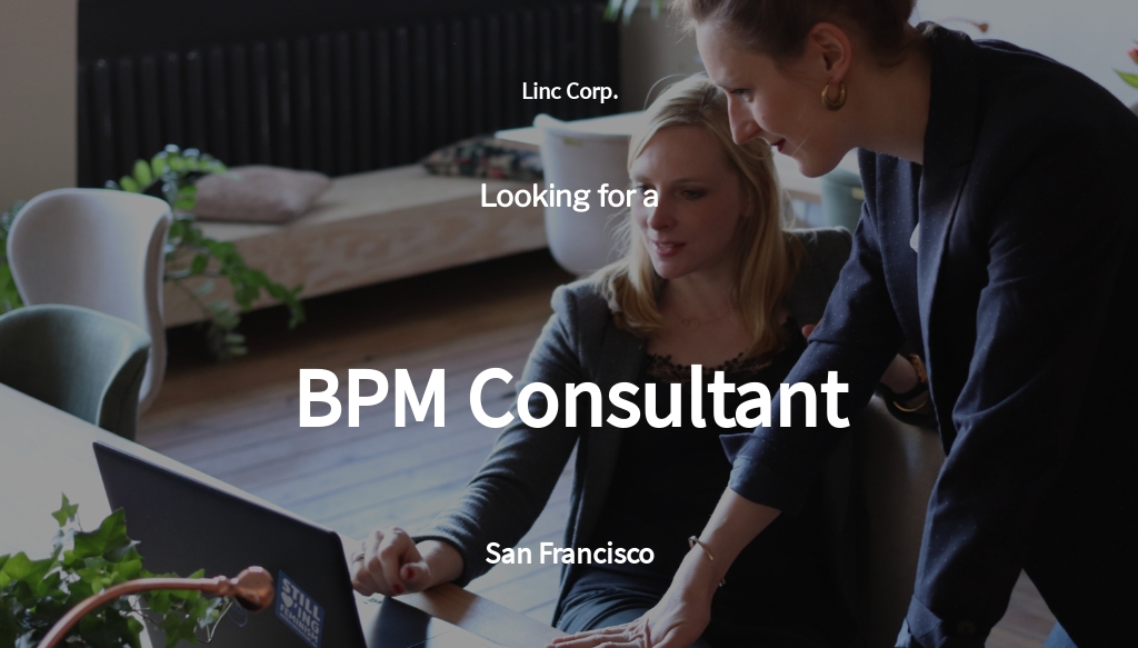 Free BPM Consultant Job Ad/Description Template.jpe