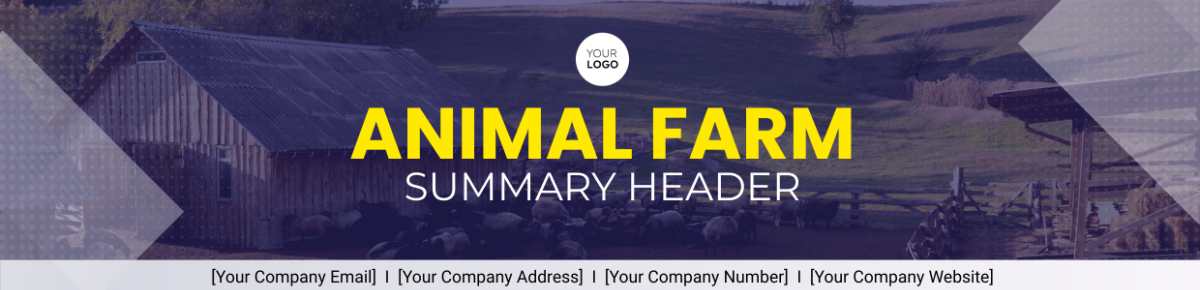 Animal Farm Summary Header