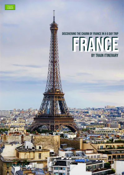 Free France By Train Itinerary Template to Edit Online