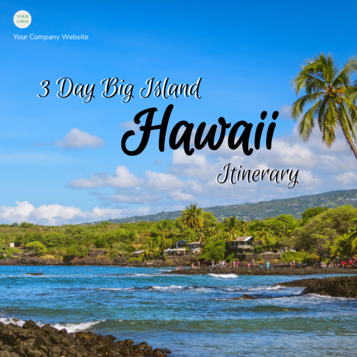 3 Day Big Island Itinerary Template - Edit Online & Download