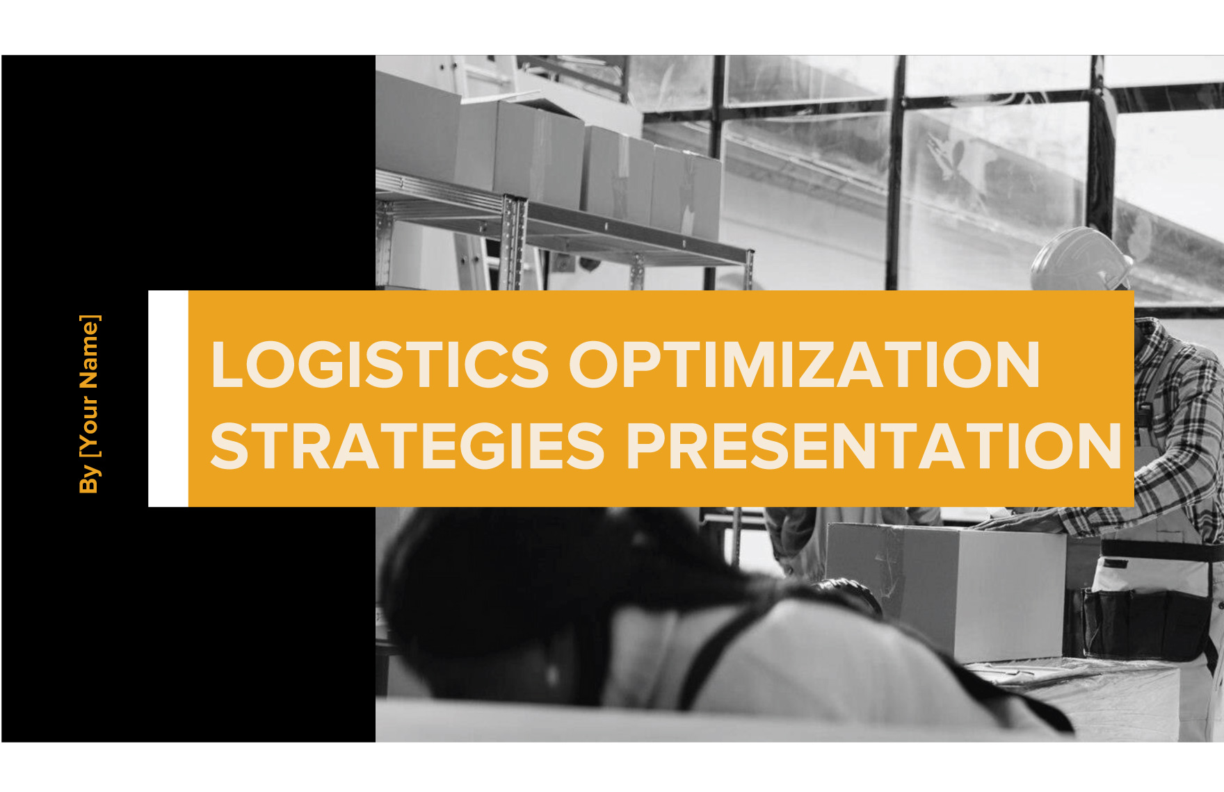 Logistics Optimization Strategies Presentation Template