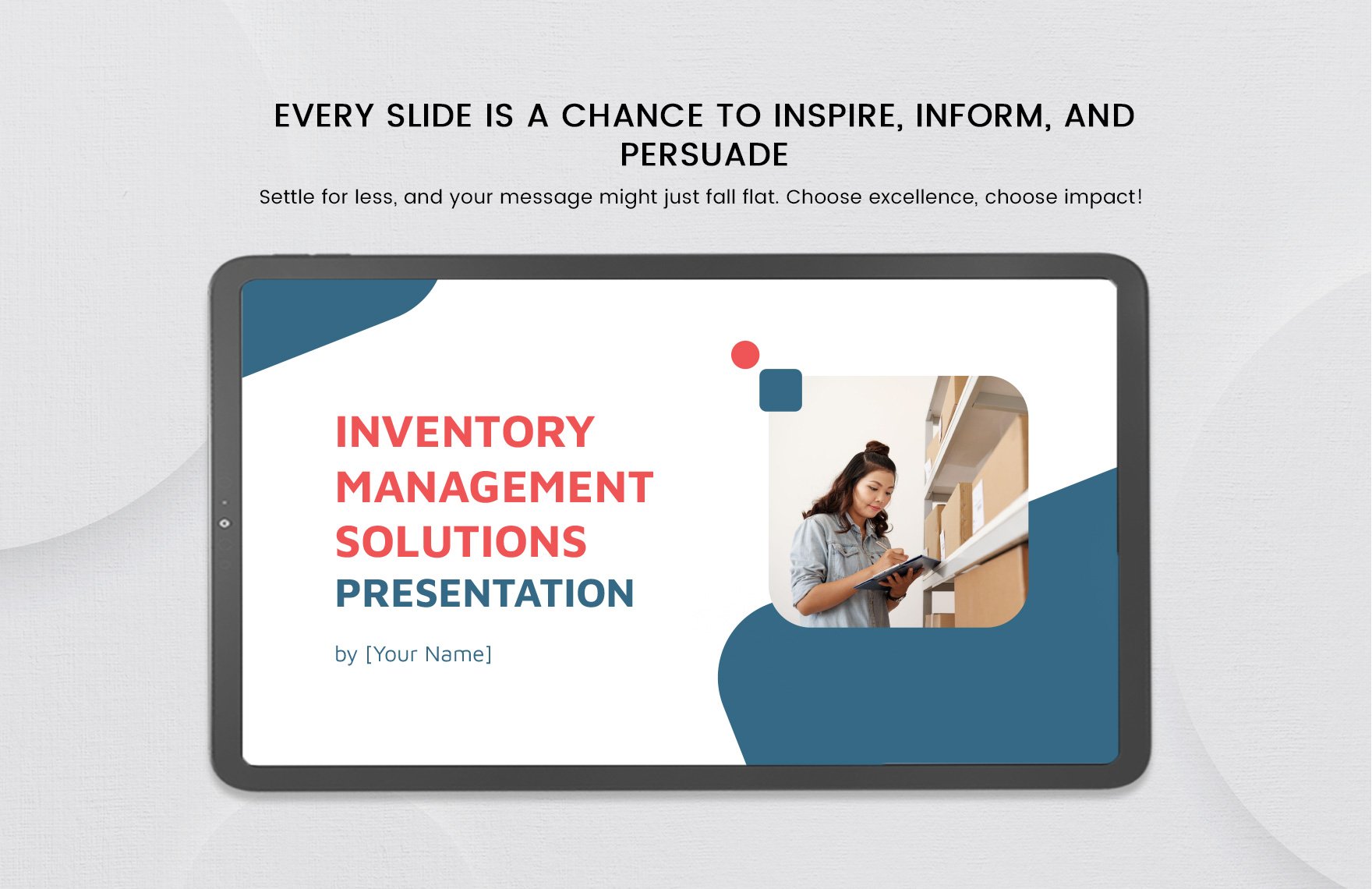 Inventory Management Solutions Presentation Template