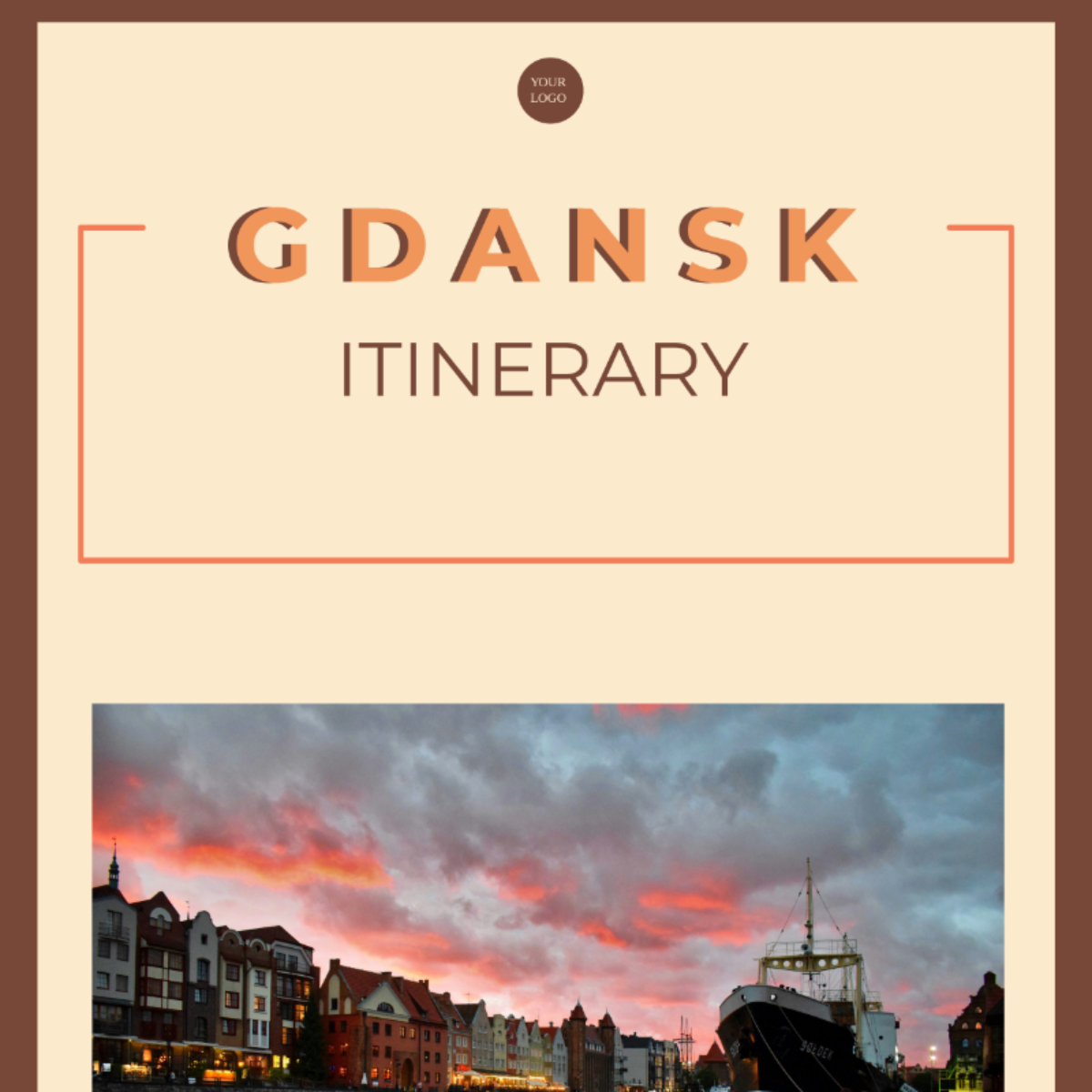 Gdansk Itinerary Template - Edit Online & Download