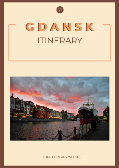 Free Gdansk Itinerary Template to Edit Online