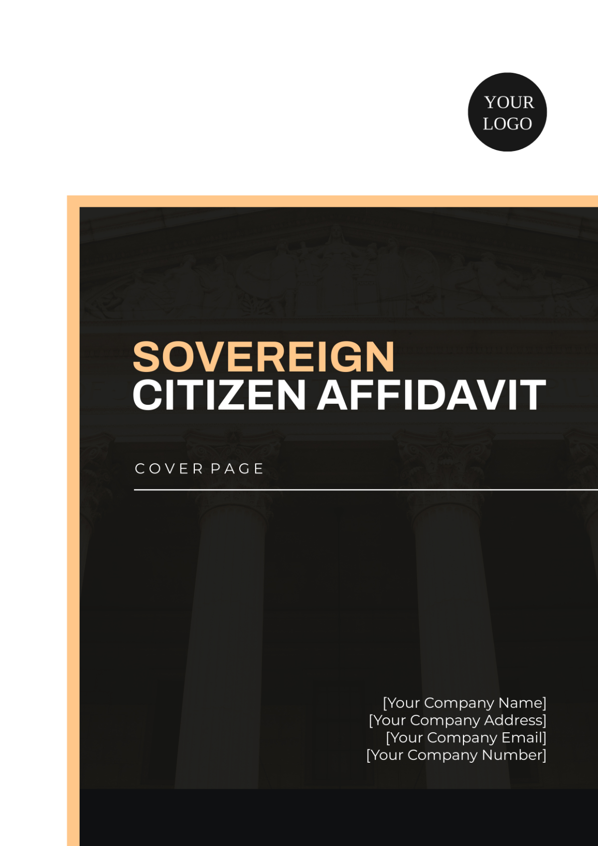 Sovereign Citizen Affidavit Cover Page