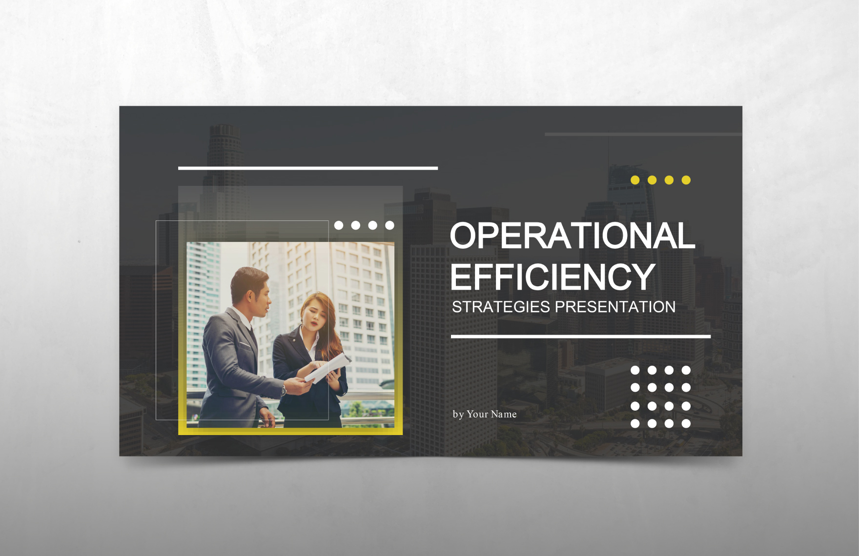 Operational Efficiency Strategies Presentation Template