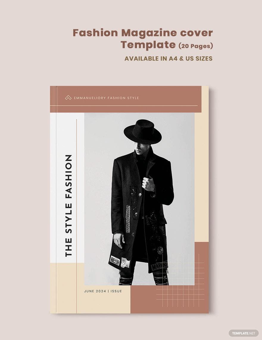 magazine cover template free download