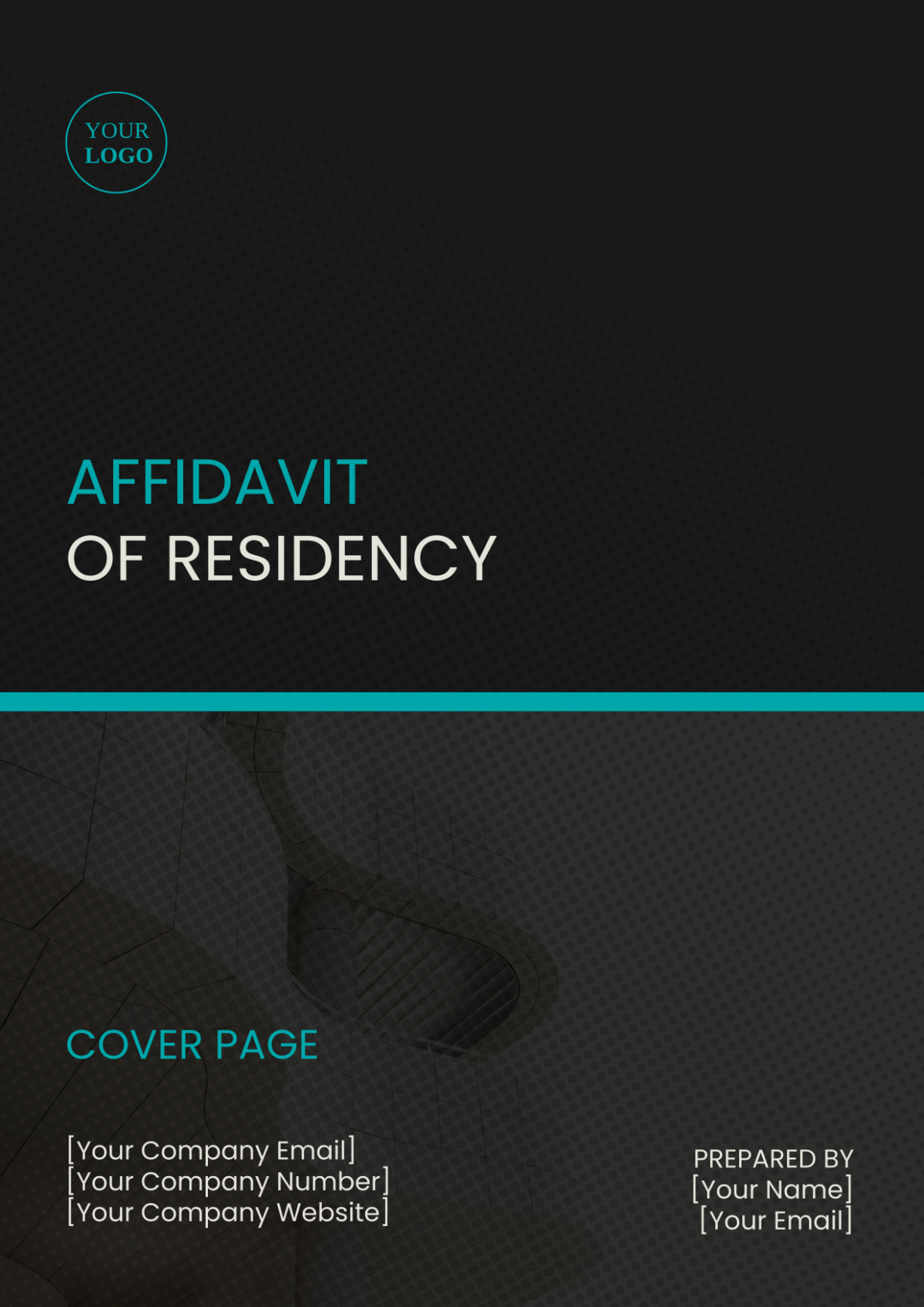 Affidavit of Residency Cover Page Template - Edit Online & Download