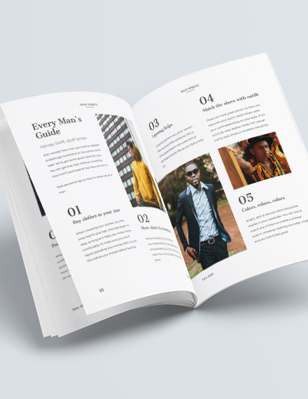 Lifestyle Photography Magazine Template - InDesign, Word, Apple Pages ...