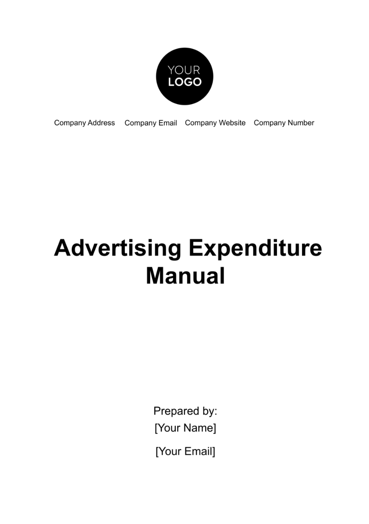 Advertising Expenditure Manual Template - Edit Online & Download