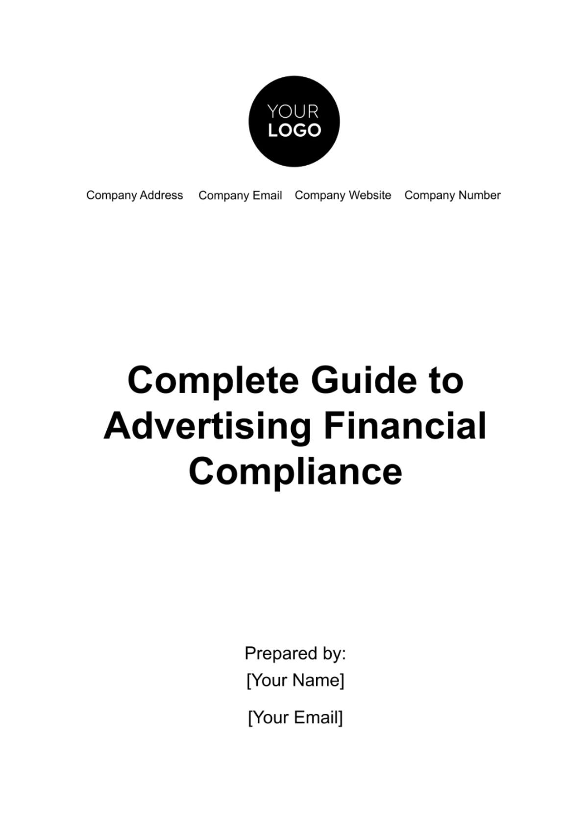 Complete Guide to Advertising Financial Compliance Template - Edit Online & Download