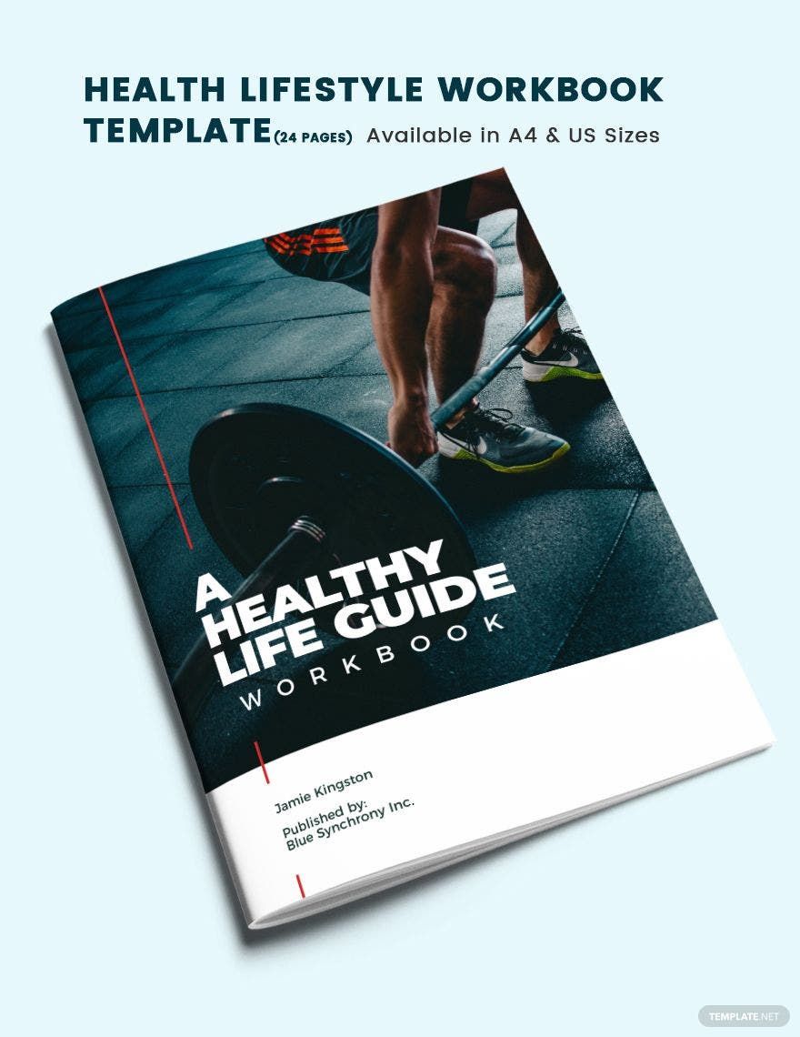 Health Lifestyle Workbook Template