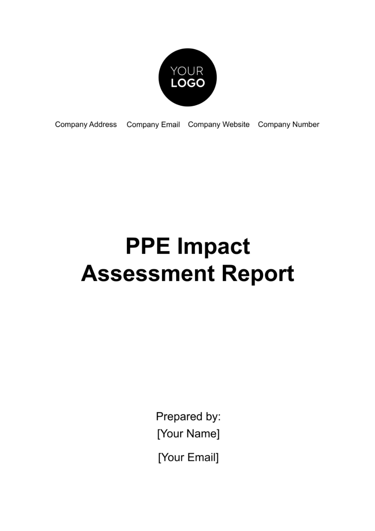 PPE Impact Assessment Report Template