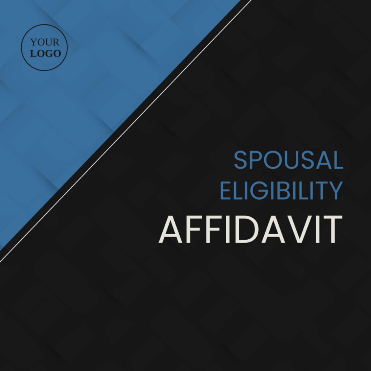 Spousal Eligibility Affidavit Template