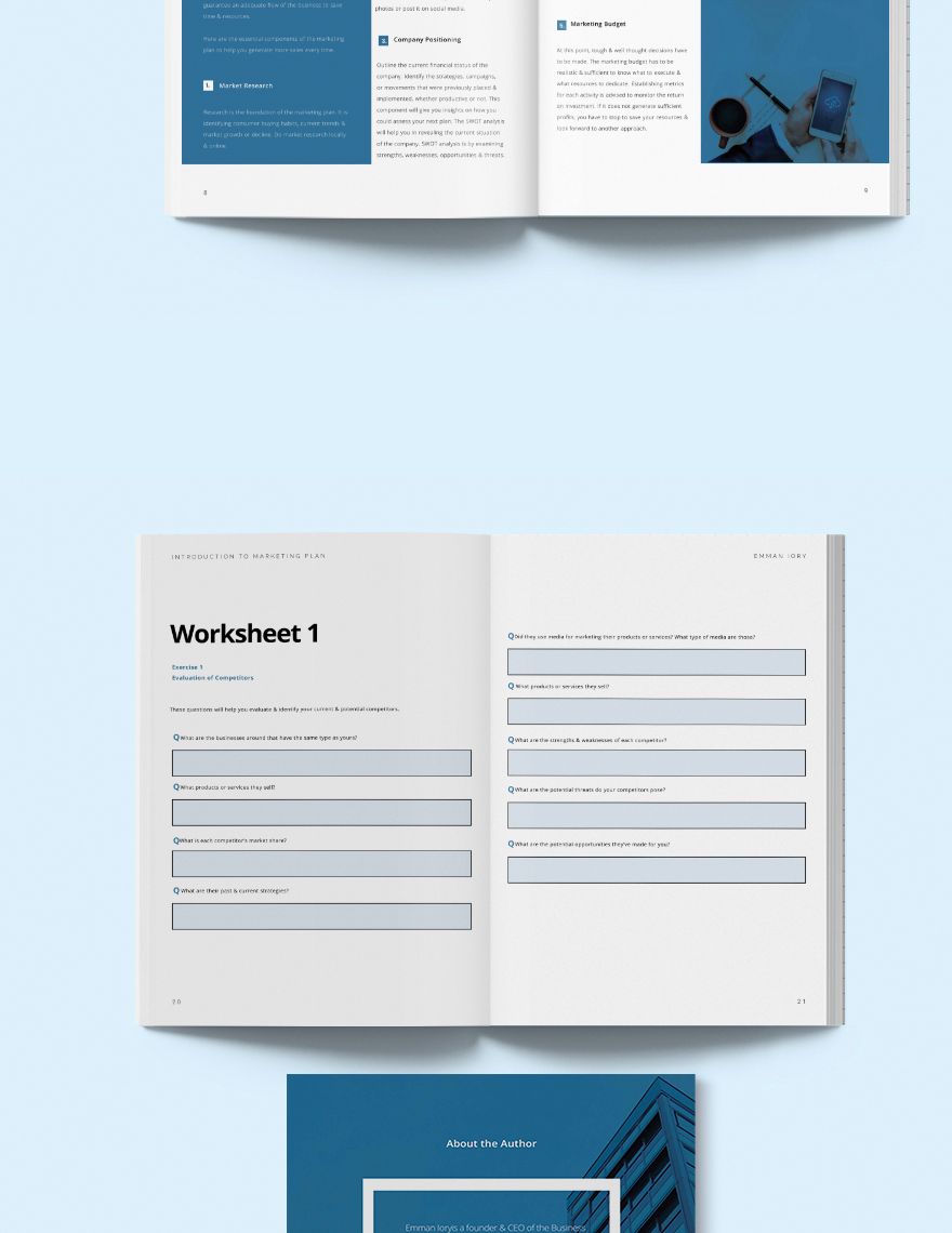 Marketing Planner Workbook 