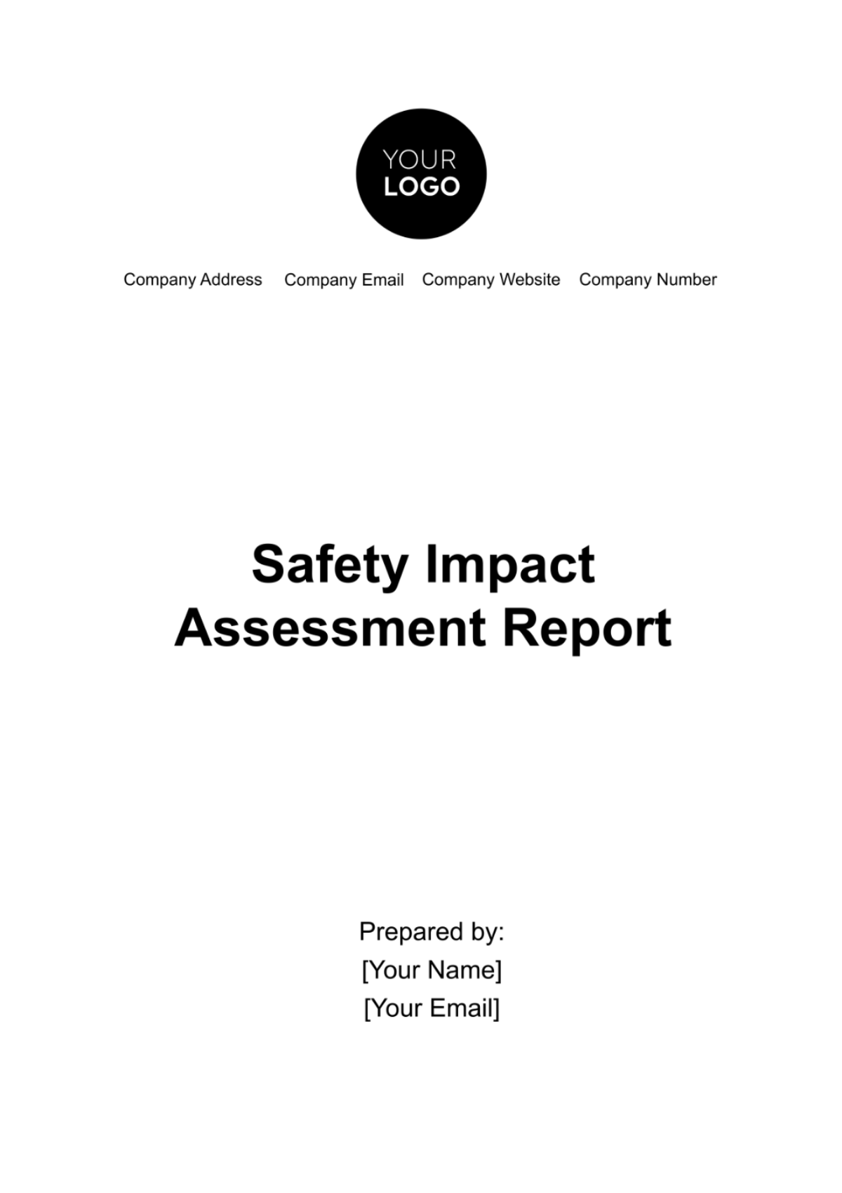 Safety Impact Assessment Report Template - Edit Online & Download