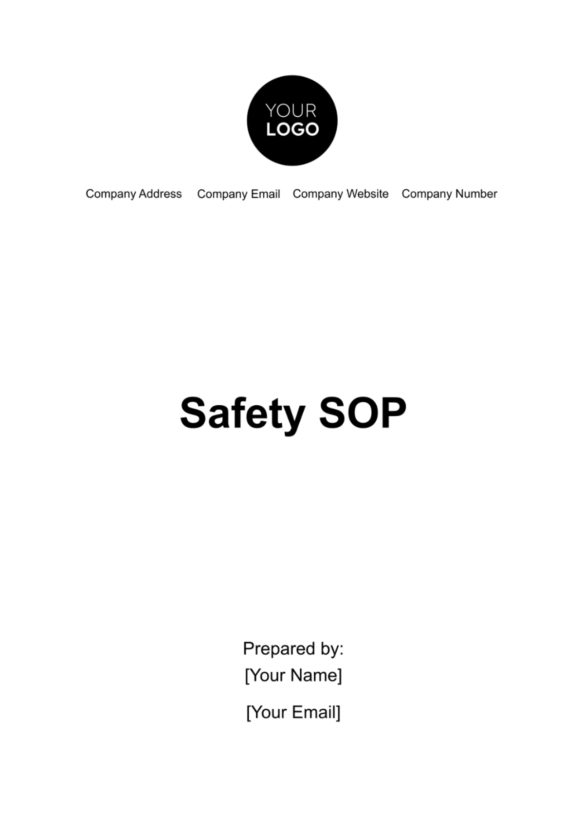 Safety SOP Template