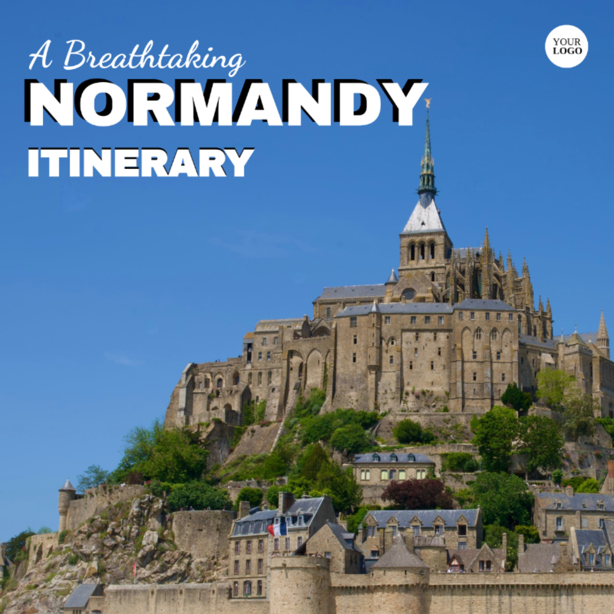 Normandy Itinerary Template - Edit Online & Download