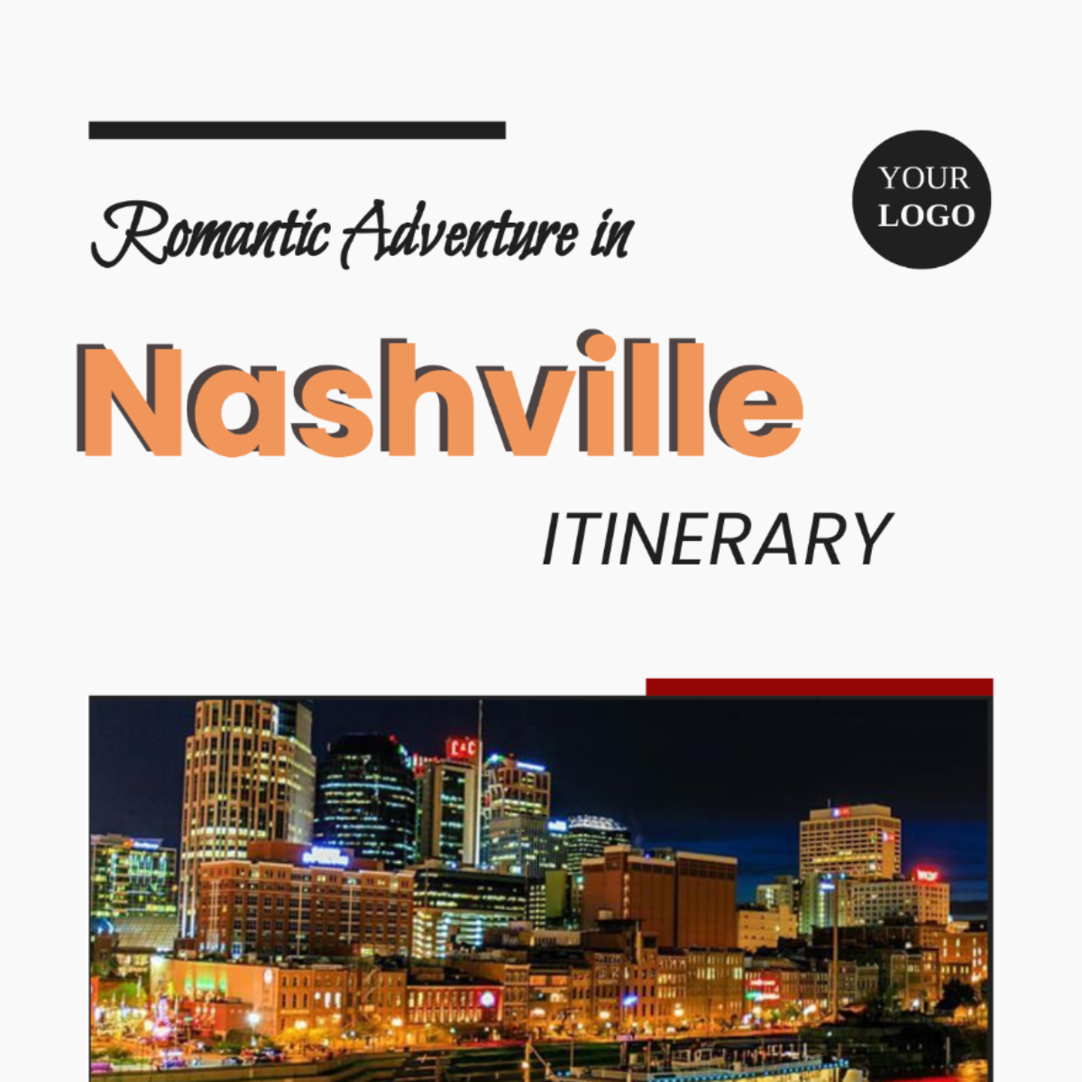 4 Day Nashville Itinerary Template - Edit Online & Download