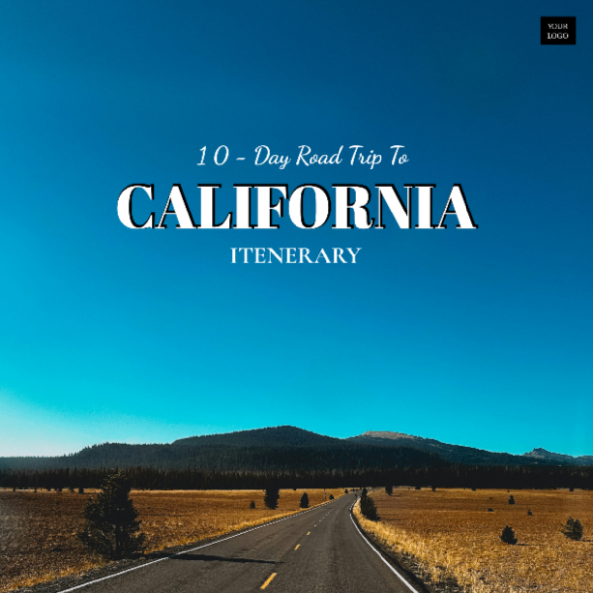 10 Day California Road Trip Itinerary Template - Edit Online & Download