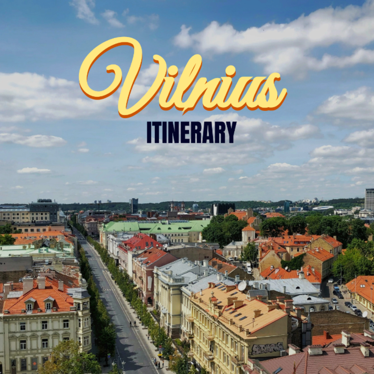 Vilnius Itinerary Template - Edit Online & Download