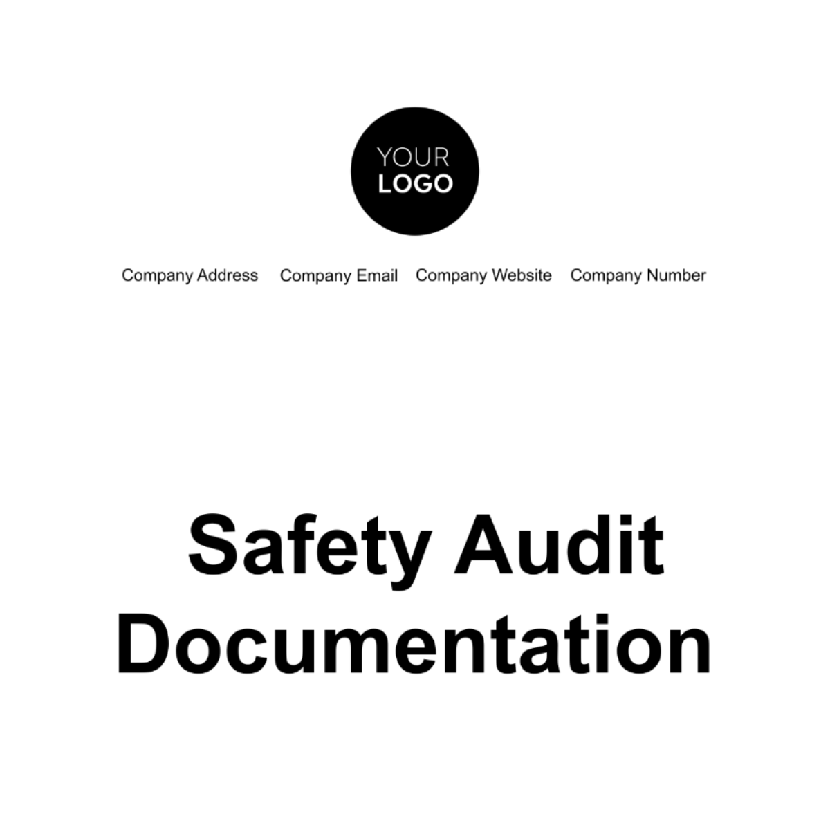 Free Safety Audit Documentation Template