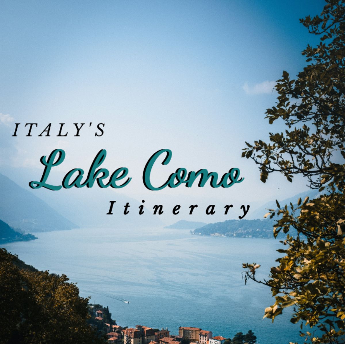 3 Day Lake Como Itinerary Template - Edit Online & Download