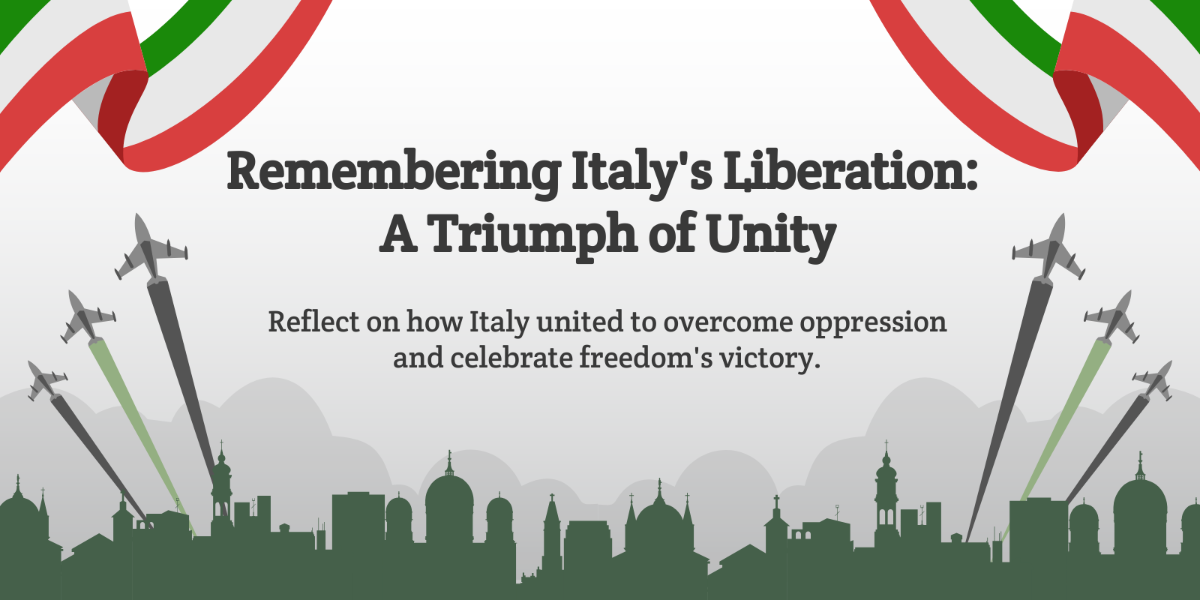 Free Italy Liberation Day Blog Banner Template