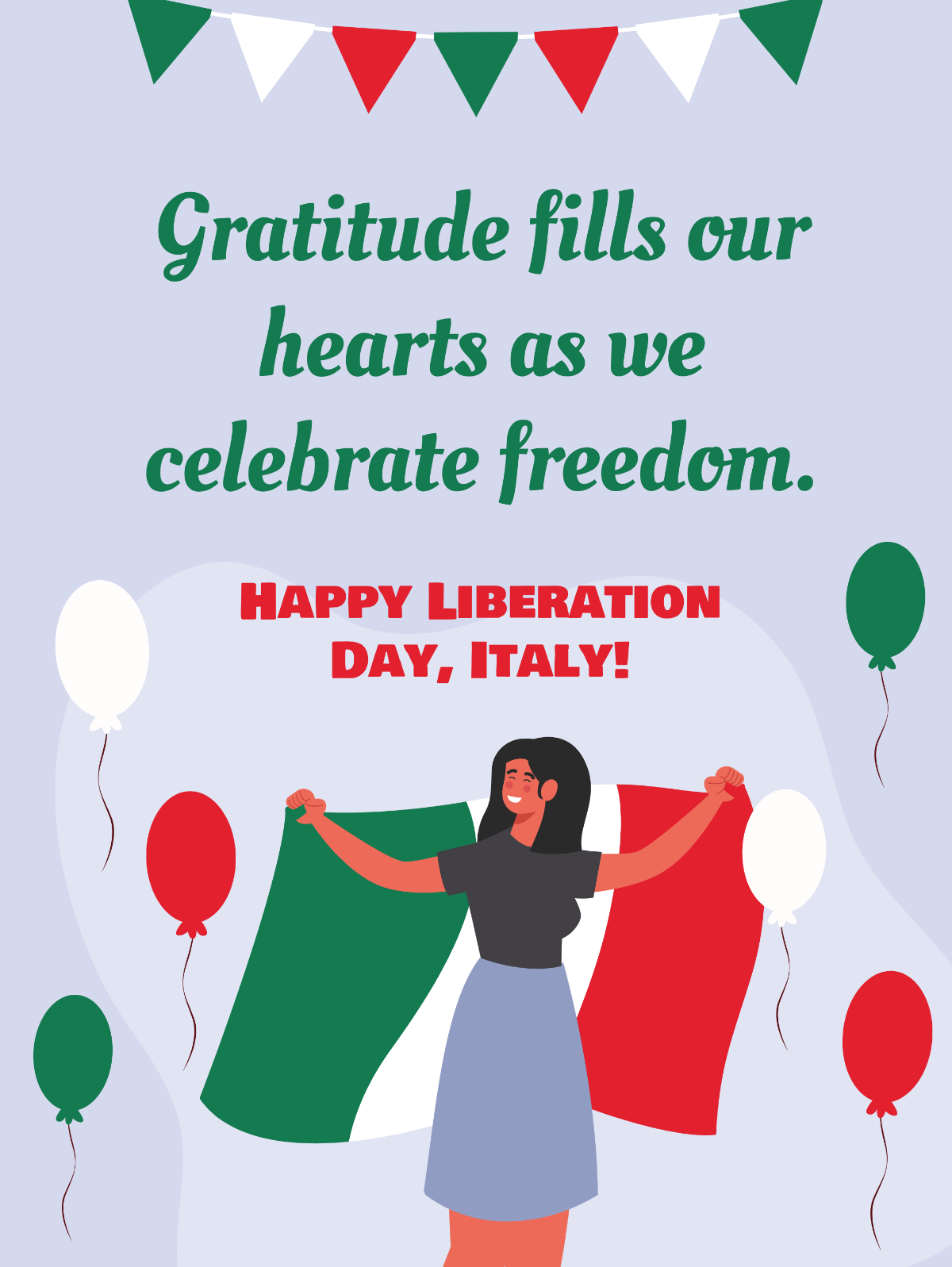 Free Italy Liberation Day Threads Post Template