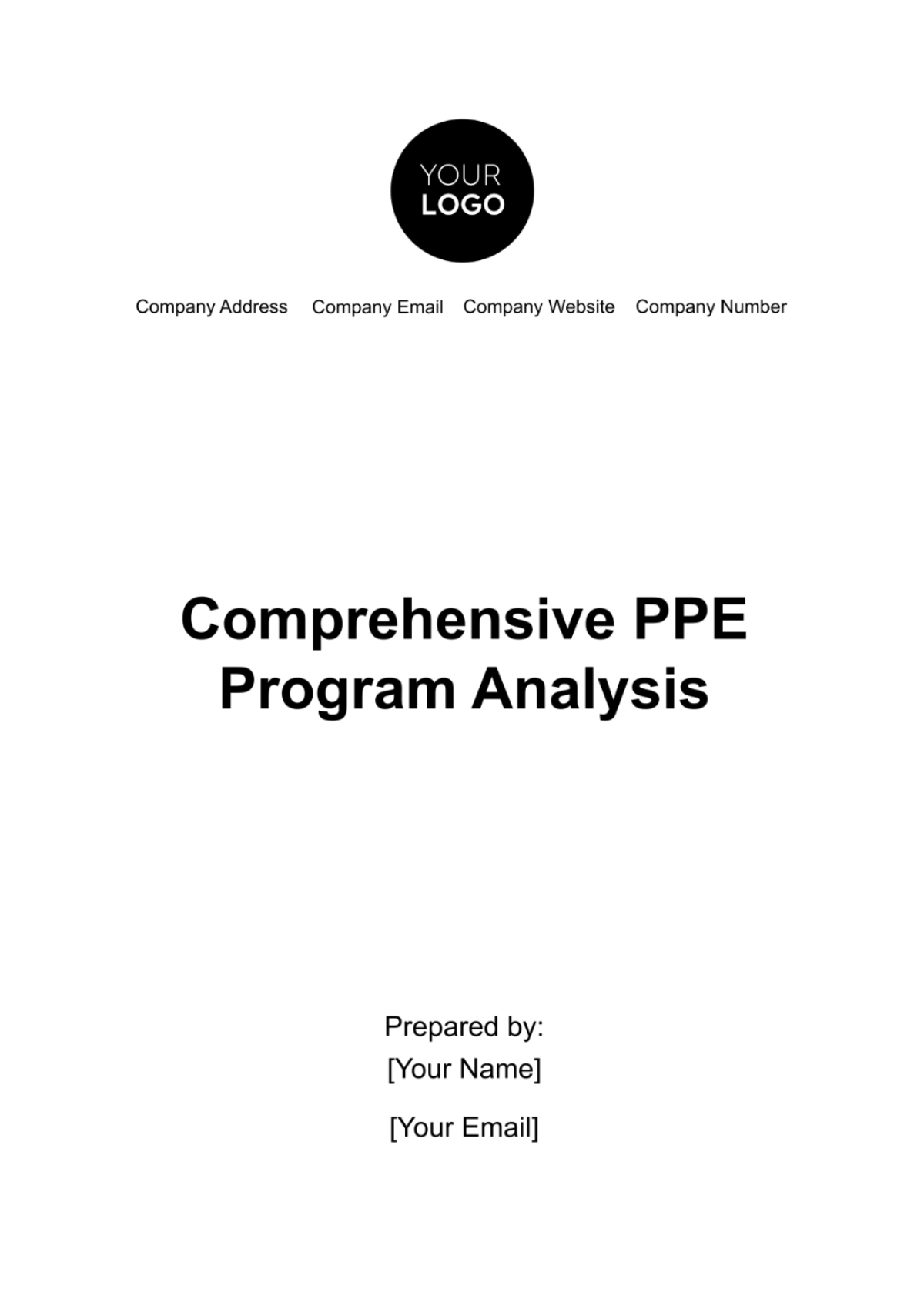 Comprehensive PPE Program Analysis Template - Edit Online & Download