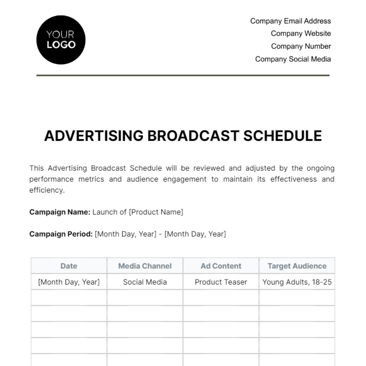 advertising-broadcast-schedule-template-edit-online-download