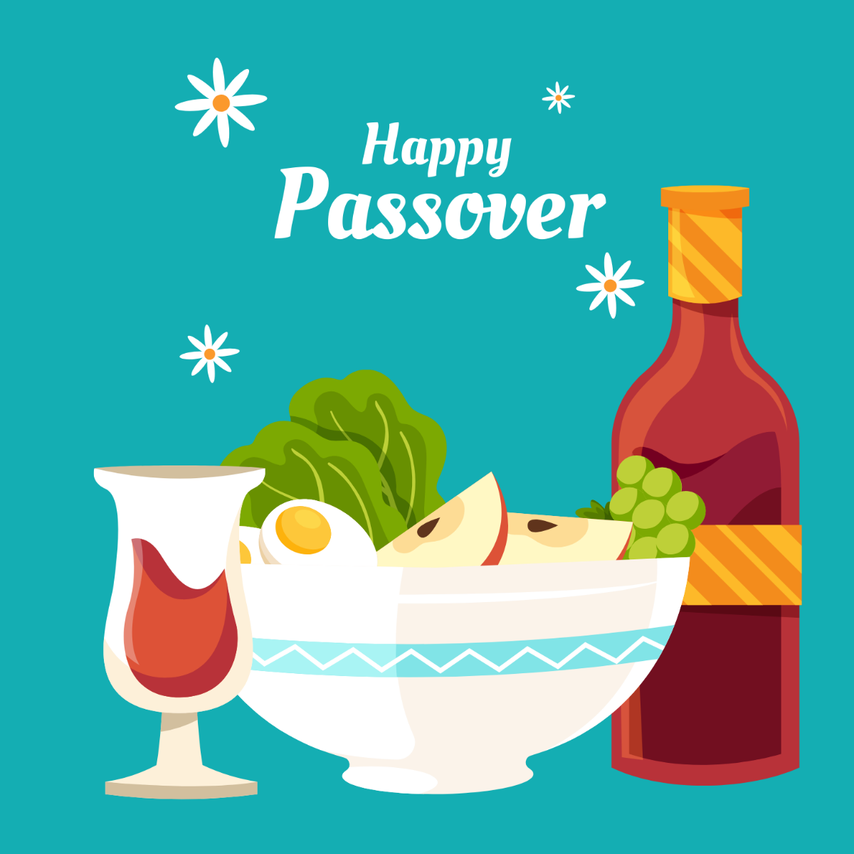 Passover Vector Template