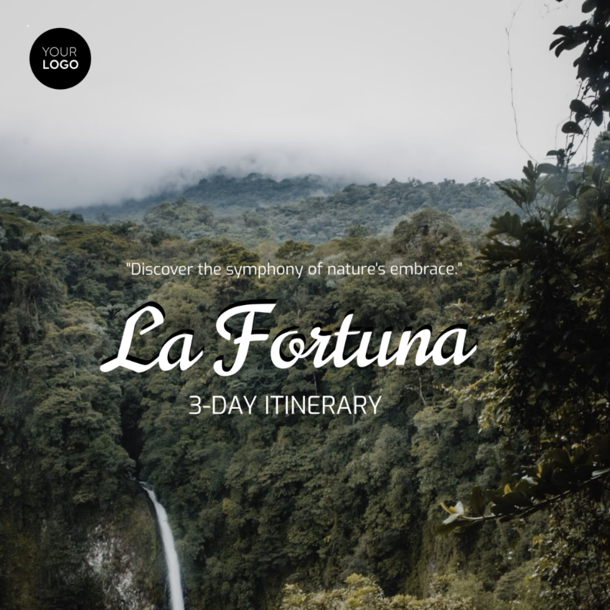 La Fortuna Itinerary Template - Edit Online & Download