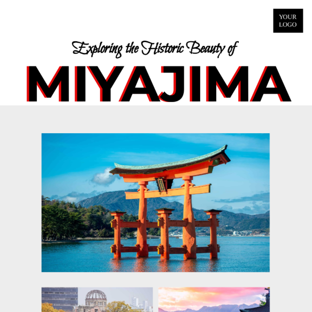 Miyajima Itinerary Template - Edit Online & Download