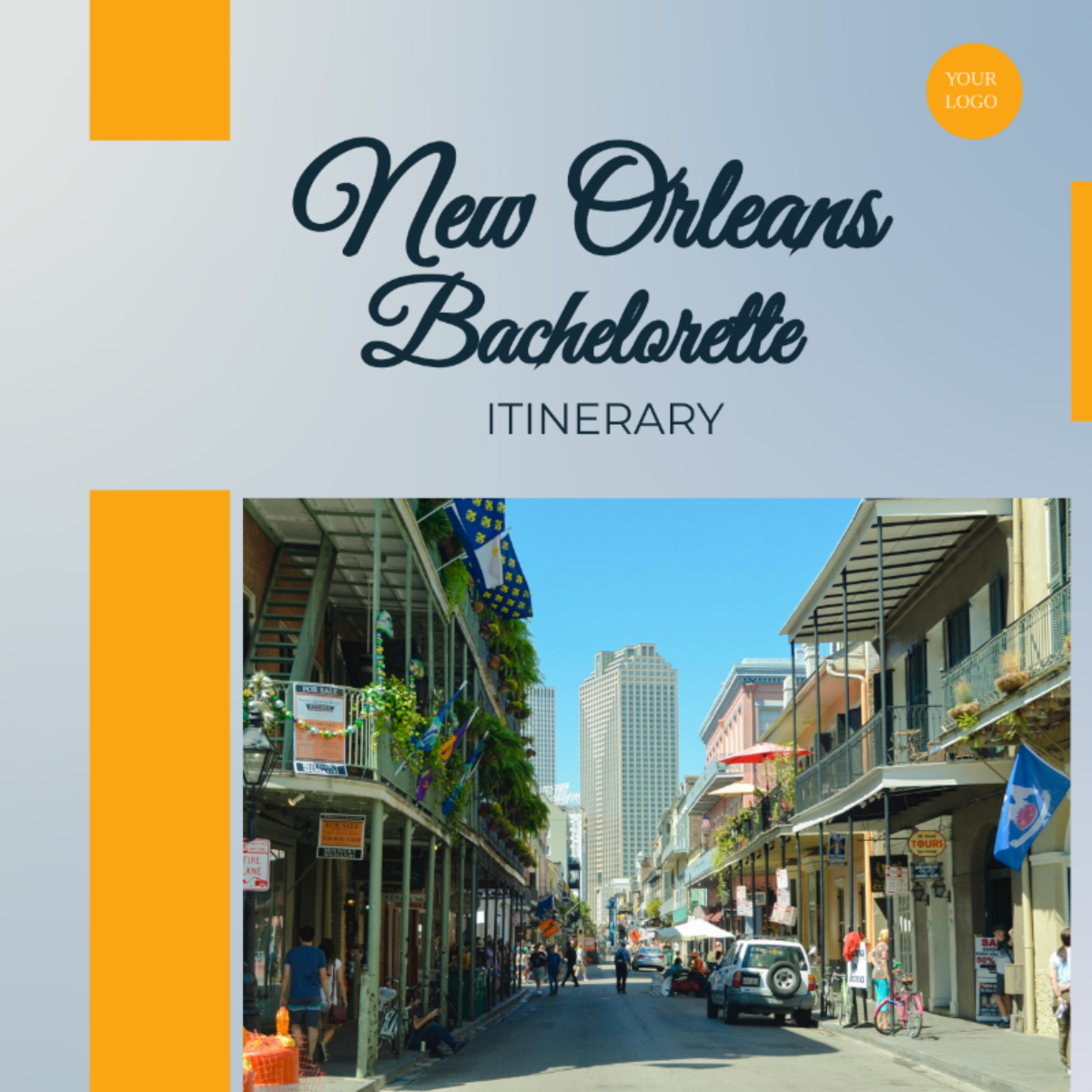 New Orleans Bachelorette Itinerary Template - Edit Online & Download