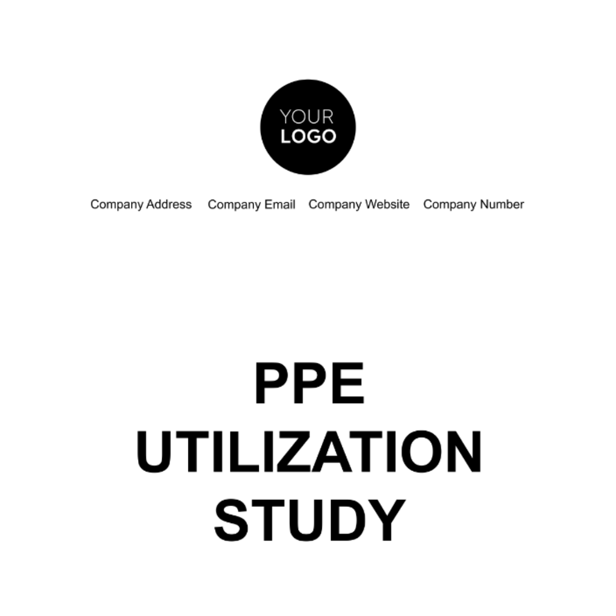 Free PPE Utilization Study Template
